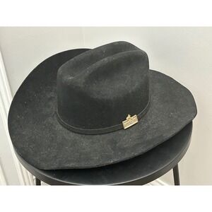Potrero Hats 30X Black Wool Felt Cowboy Tejana Vaquero Norteño Jalisco Mexico 7